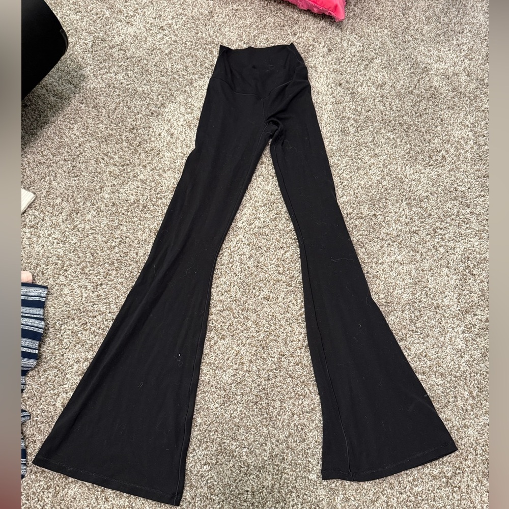 Aerie Black Flare Pants